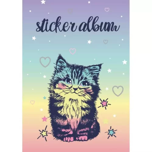 STICKER ALBUM 14,5x21CM KATT