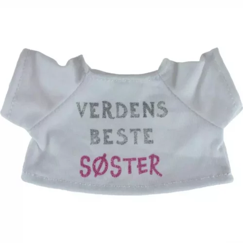 T-SHIRT TINKA TEDDY VERDENS BESTE SØSTER