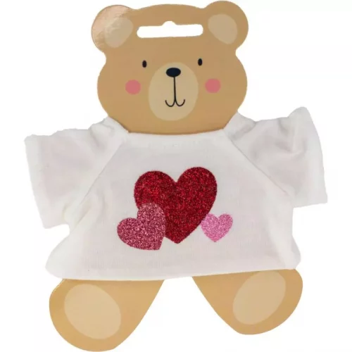 T-SHIRT TINKA TEDDY HJERTER