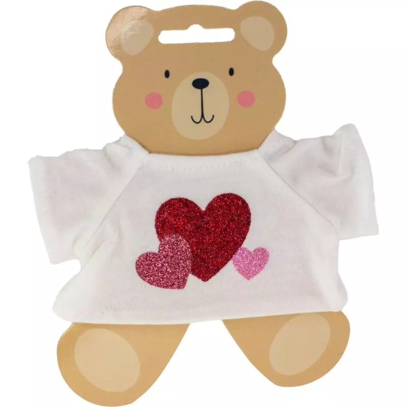 T-SHIRT TINKA TEDDY HJERTER