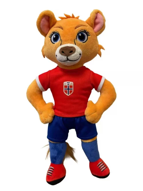 NFF LØVINNE MASKOTT 28CM
