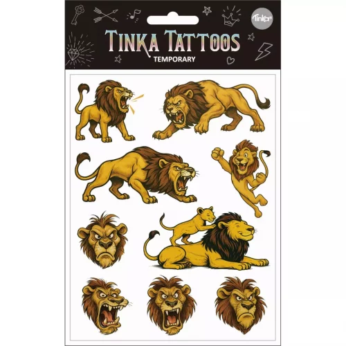 TATOVERING SKUMLE LØVER TINKA TATTOO