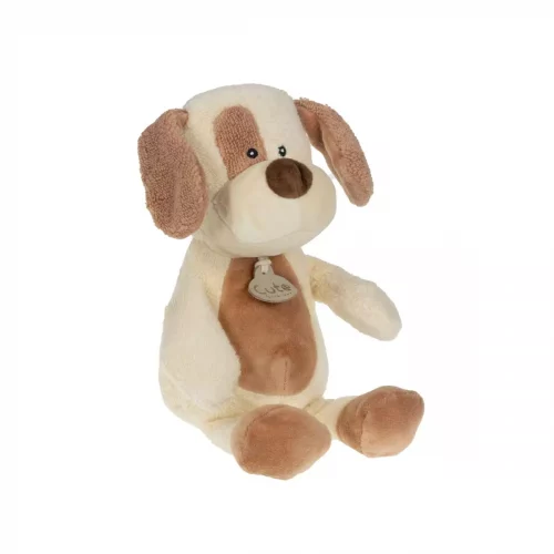 HUNDEN CUSTARD 19/27CM - ØKOLOGISK BOMULL - CUTE