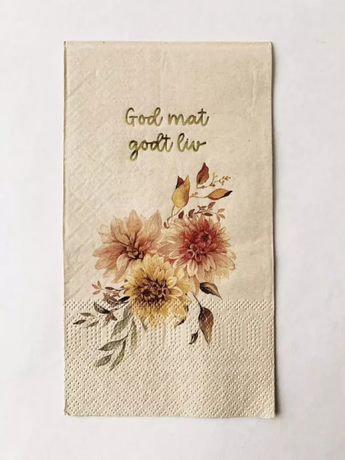 Serviett buffet «god mat godt liv»