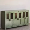 Sjenk i resirkulert tre 180x40x100 grønn