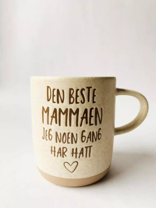 Tekstkrus "Den beste mammaen"