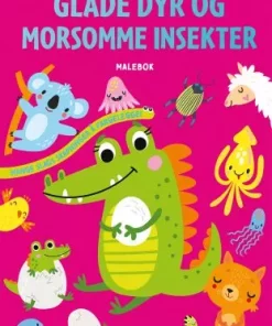 MALEBOK Glade dyr og morsomme insekter