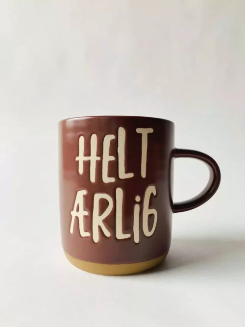 Tekstkrus "Helt ærlig"