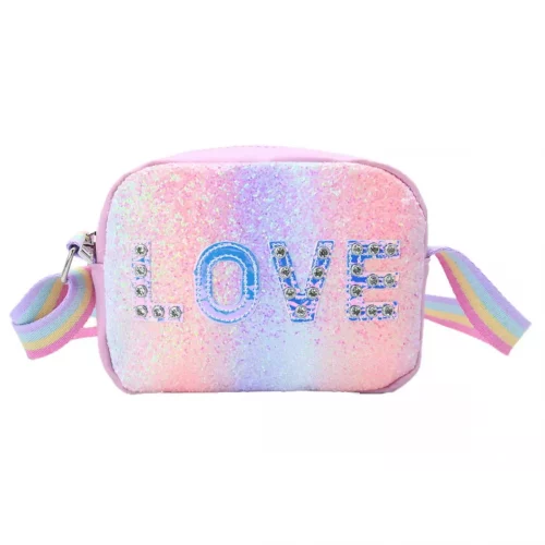 VESKE GLITTER "LOVE" TINKA PRETTY PURSE