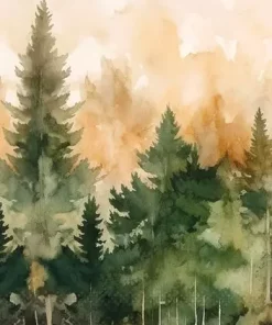 Servietter  Evergreen trees