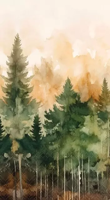 Servietter Evergreen trees