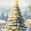 Servietter  Tree in snow