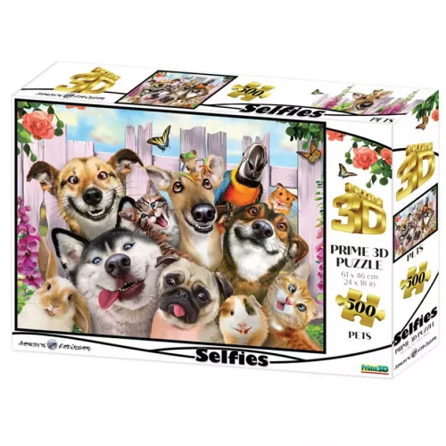 Prime 3D Puslespill Howard Robinson Pet Selfie 500 brikker