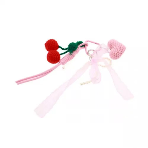 BAG CHARM  RØD KIRSEBÆR TINKA