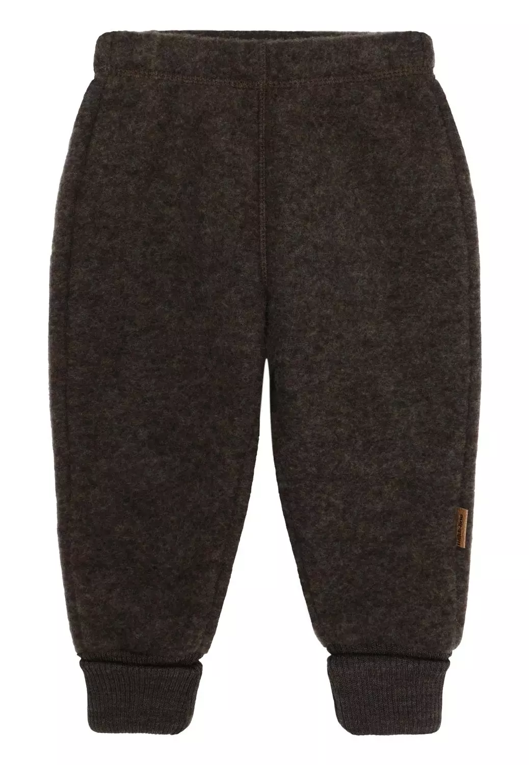 Mikk-line Ullbuksee - Dark Brown Melange