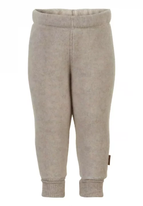 Mikk-line Ullbuksee - Melange Offwhite (110-116)