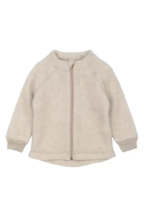 Mikk-line Ulljakke - Melange Offwhite (110-116)