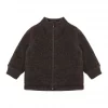 Mikk-line Ulljakke - Dark Brown Melange