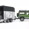 Land Rover Defender Station Wagon with horse trail