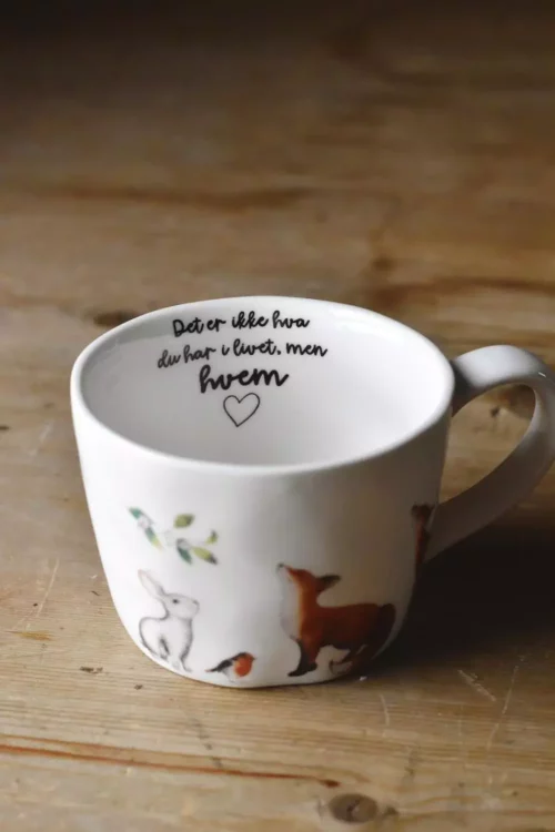 Fie Krus Dyr "Ikke hva, men hvem" 10x7,5 cm