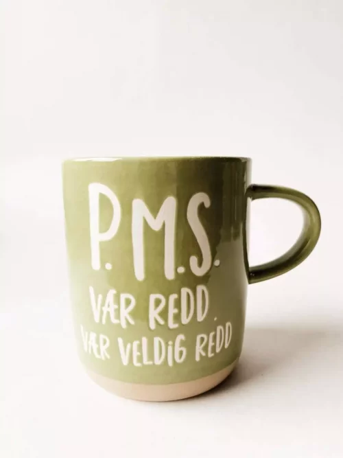 Tekstkrus "P.M.S"