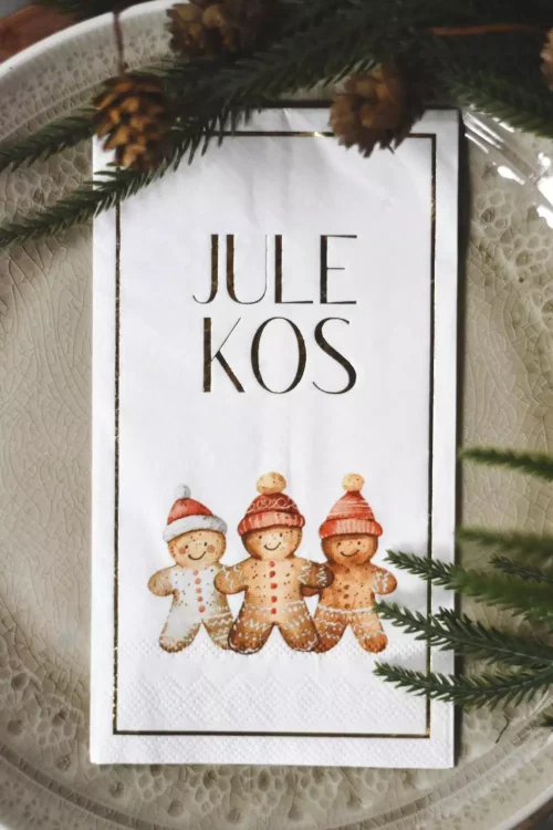 Serviett "buffet" Julekos