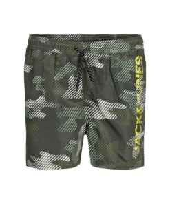 Jack & Jones Jr Camo Badeshorts