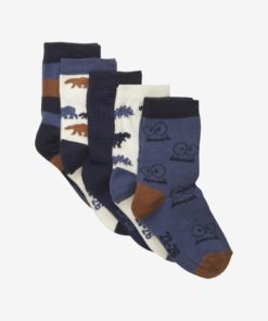 MinyMo Socks w. Pattern (5-pack)