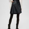 Selected Femme NEW IBI MW LEATHER SKIRT
