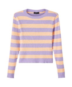 LMTD FULLA LS SHORT STRIPE KNIT