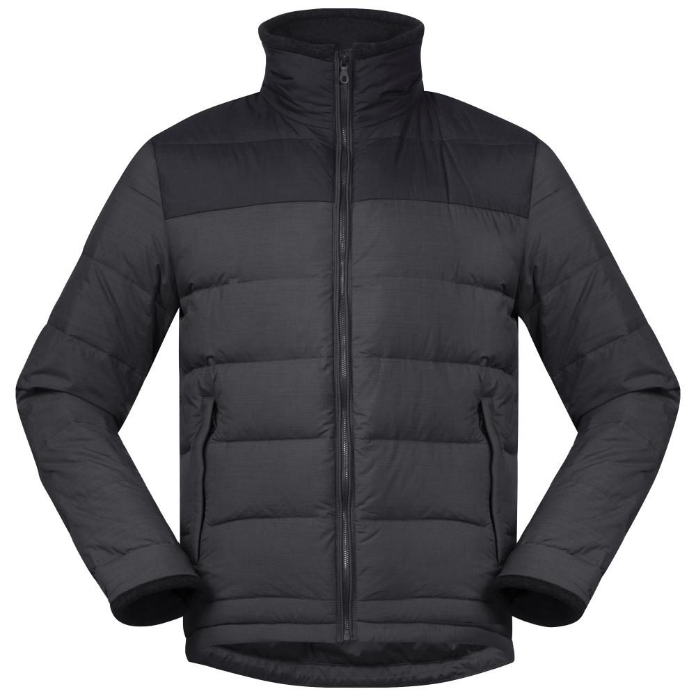 Bergans Oslo Down Light Jkt HETLAND SPORT SANDNES AS Bergans Oslo Down Hybrid Long Jacket Dame solid charcoal