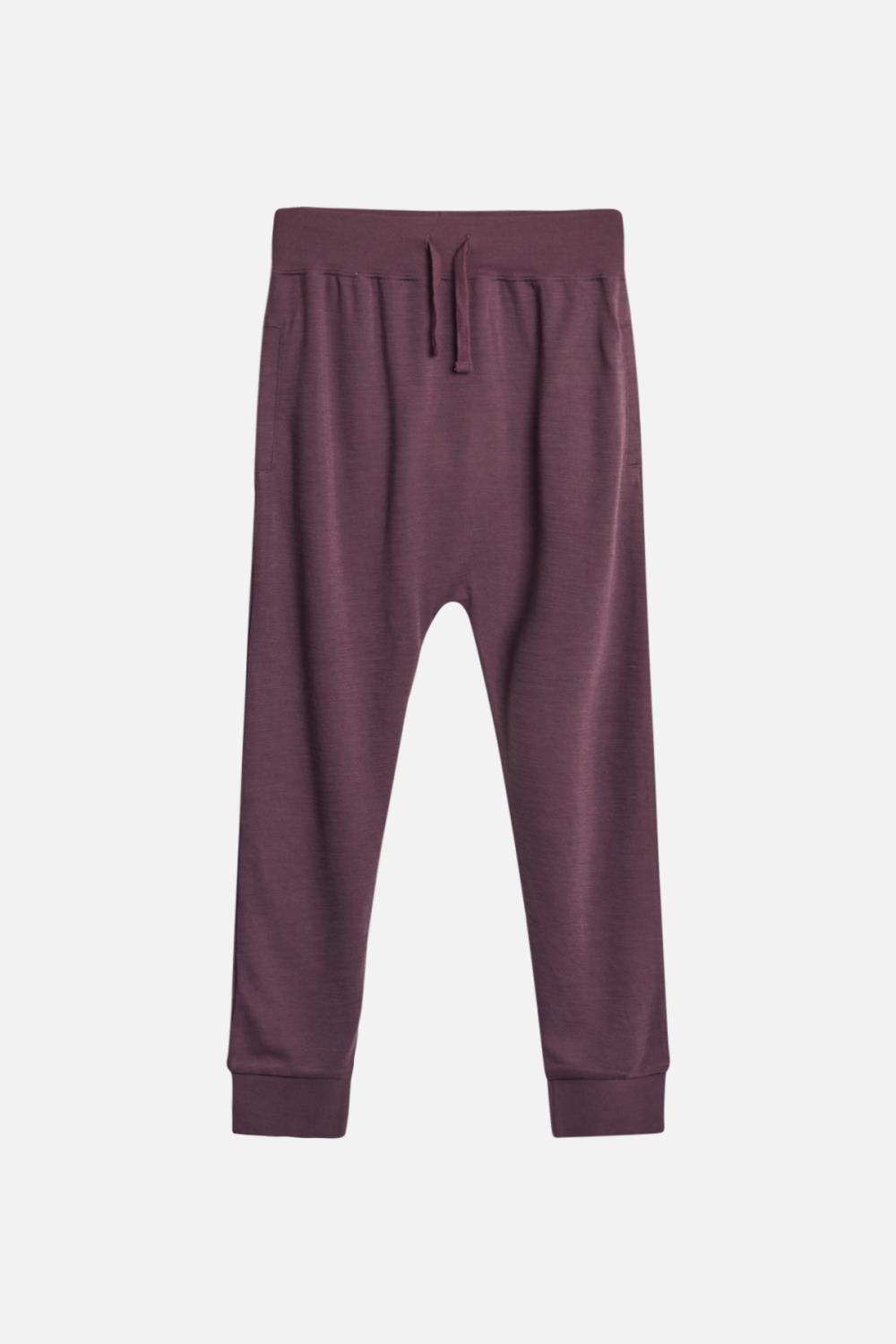 Hust and Claire Joggebukse Gavin ullbambus, plum Hust and Claire Joggebukse Gavin ullbambus, plum