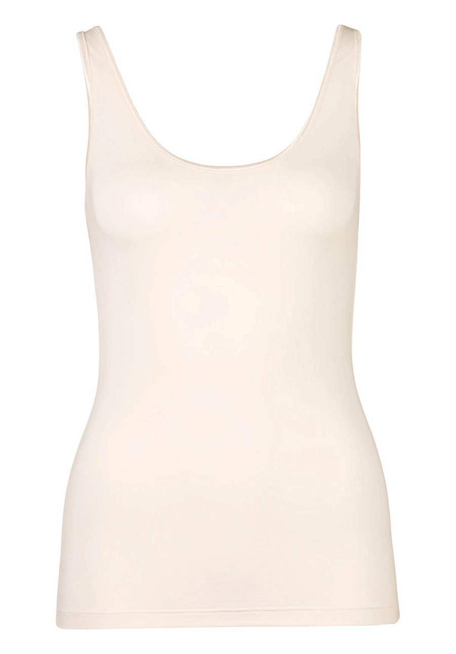 Huber L. shoulder shirt, soft comfort, singlett, champagne