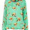 Pulz Lima l/s blouse, Leaf Green