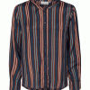 Kaffe KAluna shirt, marineblå/stripet