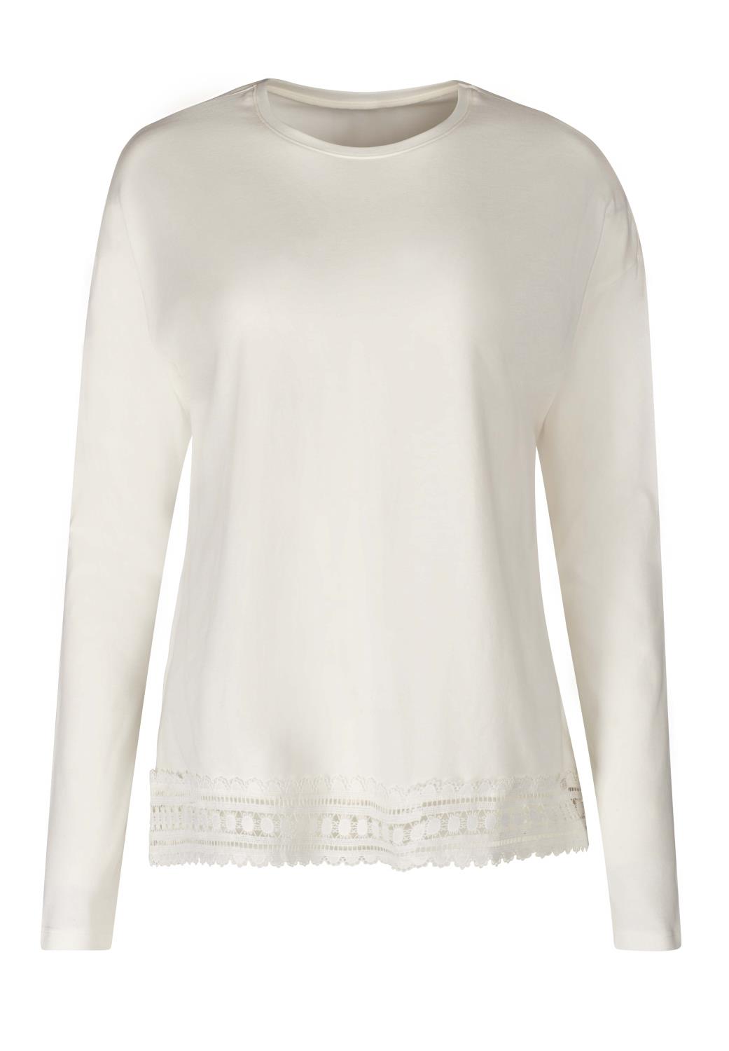 Skiny L. shirt long sleeve, sleep mix & match, ivory