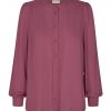Freequent FqAne shirt, earth red