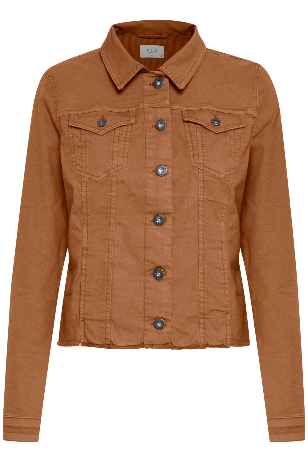 Pulz Suvi Jacket, brun denim jakke