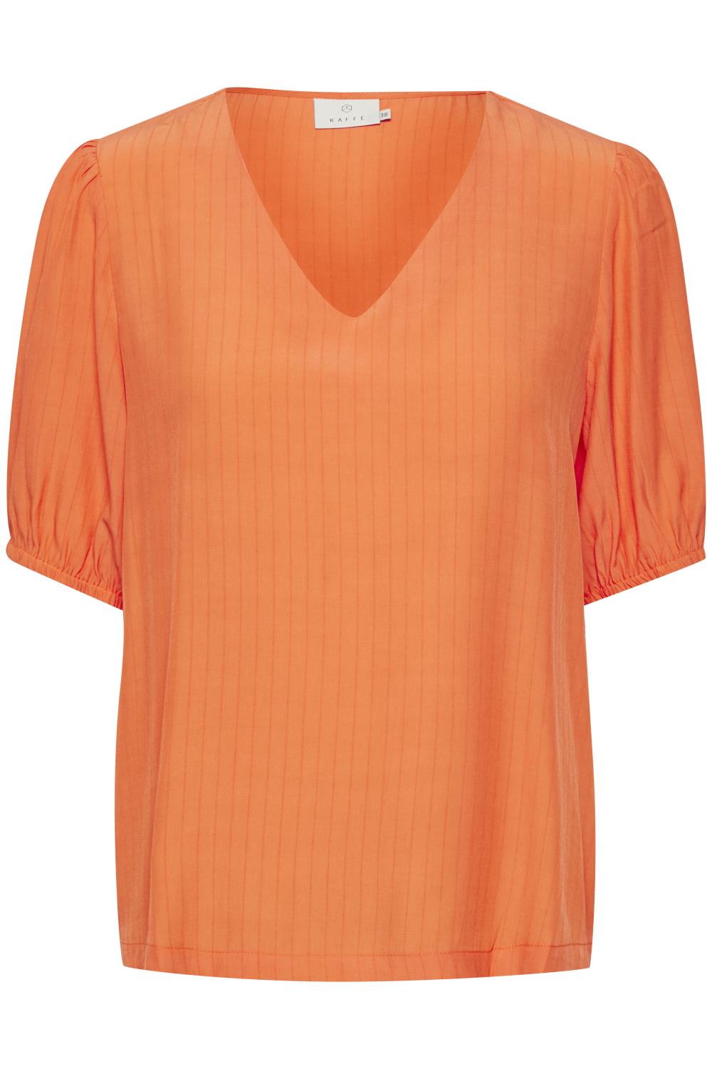 Kaffe Veronica blouse, bird of paradise/oransje