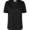Freequent Yr ss blouse, black