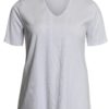 Ciso T-shirt, V-hals, hvit