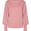 Freequent Jone puff pullover, silver pink