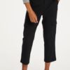 Kaffe Eda Cropped Pants, sort