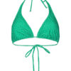 Nümph Antonia Bikini Top, grønn prikket