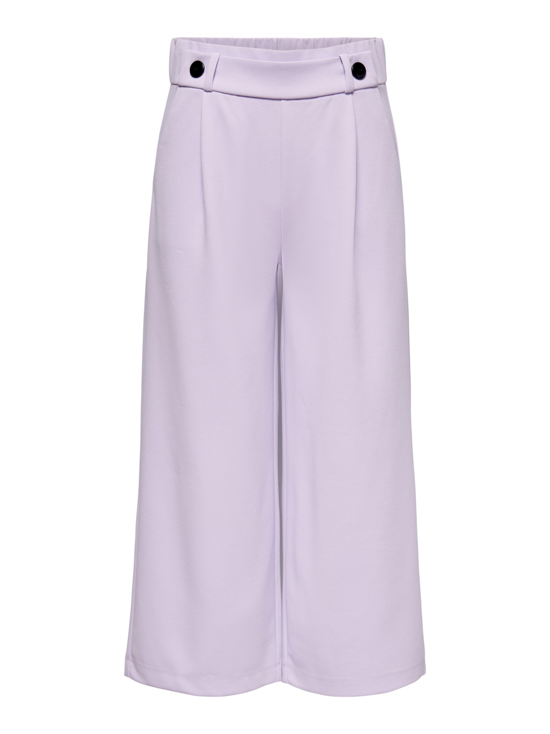 Jacqueline de Young Geggo, ancle pants, pastel lilac/black button