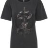 Pulz Erica T-shirt, mørk grå/motiv