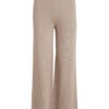 Vila Dulce High Waist Knit Pant, beige