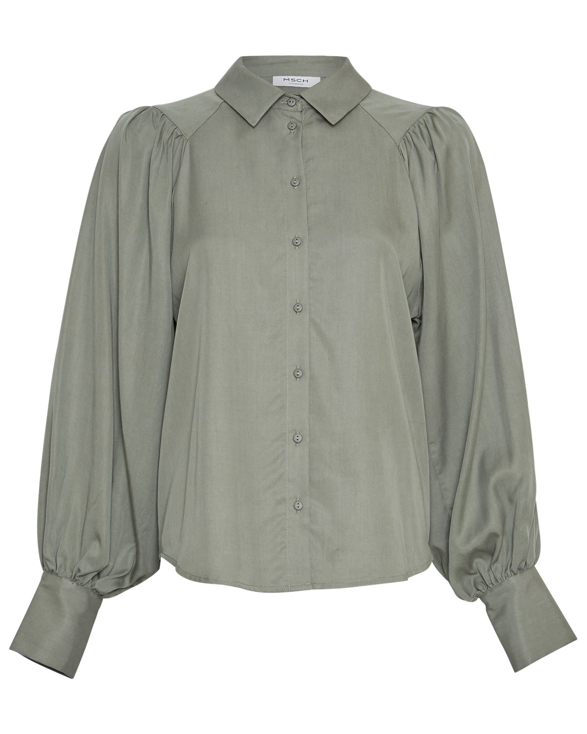 MSCH Aliva Stephie LS shirt, grønn