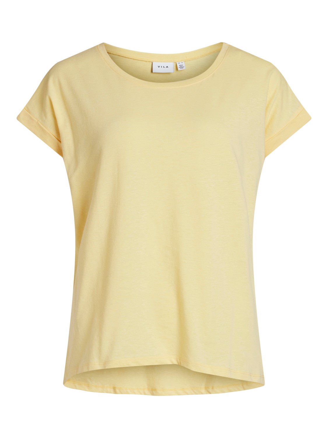 Vila Dreamers T-shirt, lys gul