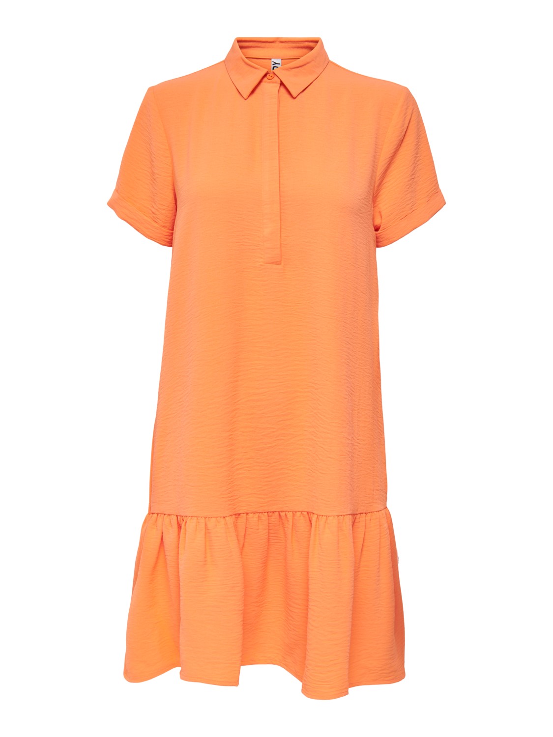 JDY Placket Dress, oransje